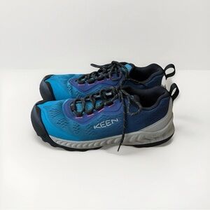 KEEN Nxis Speed Hiking Trail shoes Fjord Blue/Ombre 1027201 US 6 / 36 No Insole